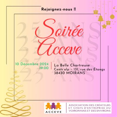 Soirée festive de l’ACCEVE